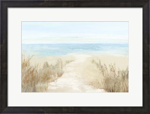 Framed Sunny Beach I Print