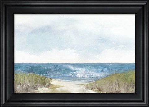 Framed Sunny Beach II Print