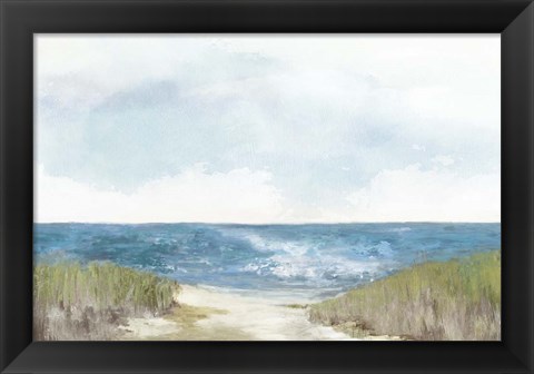 Framed Sunny Beach II Print