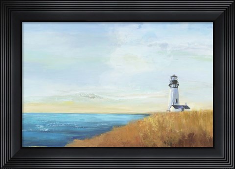 Framed Ocean Lighthouse Print