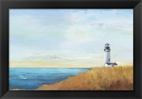 Framed Ocean Lighthouse Print