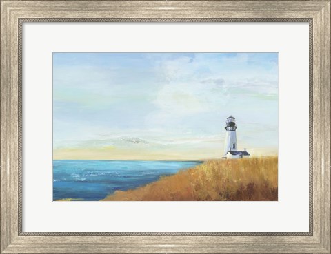 Framed Ocean Lighthouse Print