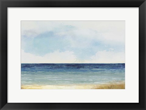 Framed Summer by the Water Print