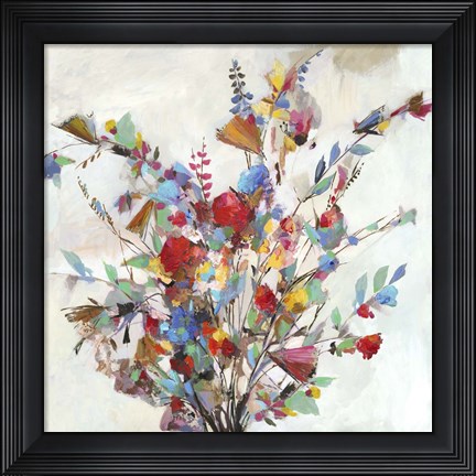 Framed Spring Bouquet Print
