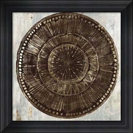 Framed Zulu Gold I Print