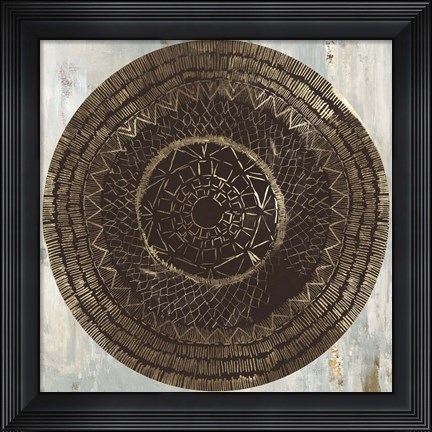 Framed Zulu Gold II Print