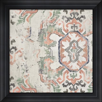 Framed Oriental Rug II Print