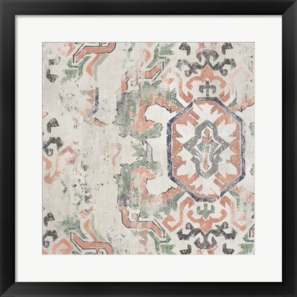Framed Oriental Rug II Print
