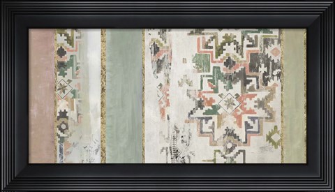 Framed Golden Rug I Print