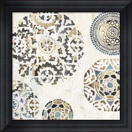 Framed Rounded I Print