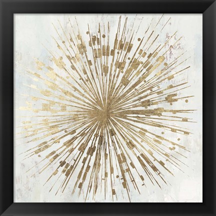 Framed Golden Star Print