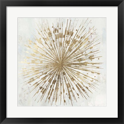 Framed Golden Star Print