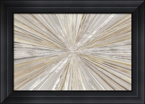 Framed Shimmering Light I Print