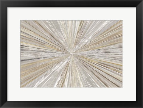 Framed Shimmering Light I Print