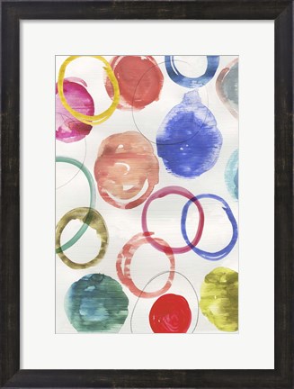 Framed Ringlets II Print