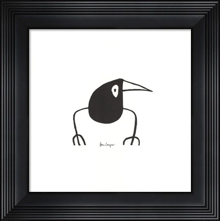 Framed No Entry Print