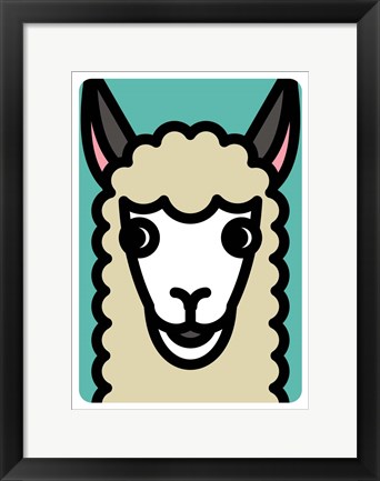 Framed Alpaca Print