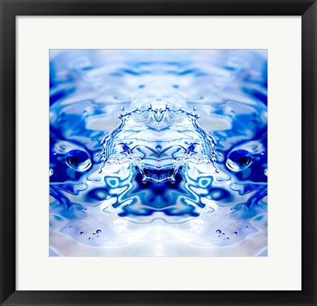 Framed Blue Lagoon Print