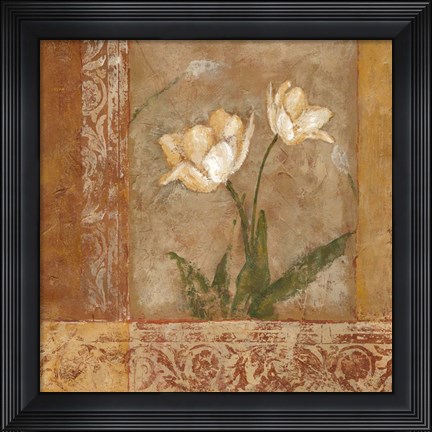 Framed Morning Floral II Print