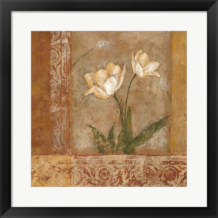 Framed Morning Floral II Print