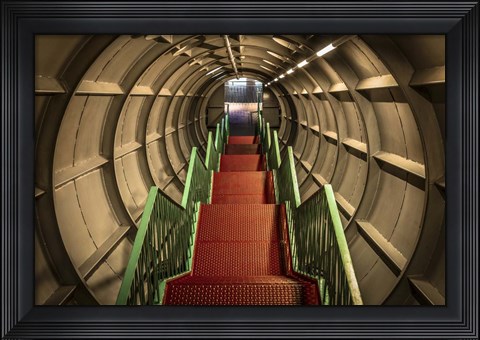 Framed Atonium Brussels 2 Print