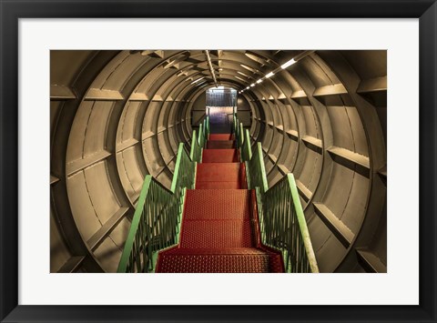 Framed Atonium Brussels 2 Print