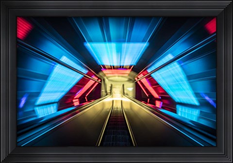 Framed Atonium Brussels 3 Print