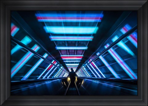 Framed Atonium Brussels 4 Print