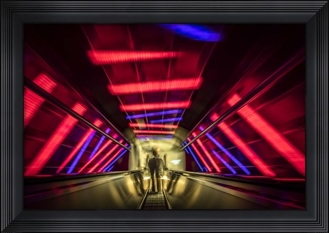 Framed Atonium Brussels 5 Print