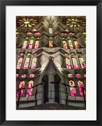 Framed Colorful Barcelona 4 Print