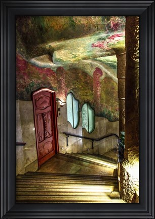 Framed Colorful Barcelona 10 Print