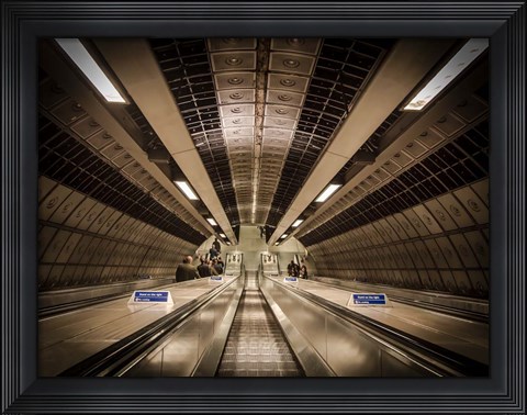 Framed London Metro Print