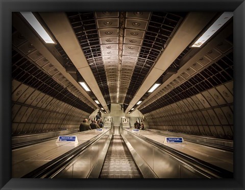 Framed London Metro Print