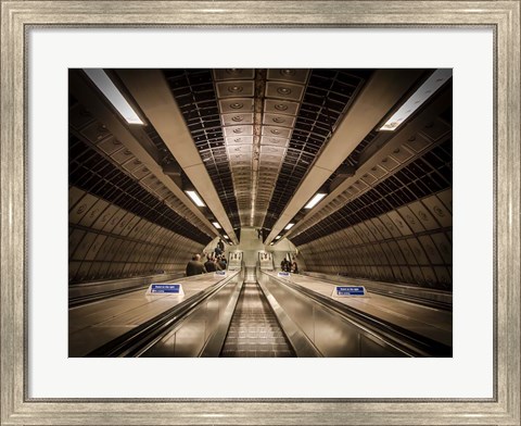 Framed London Metro Print