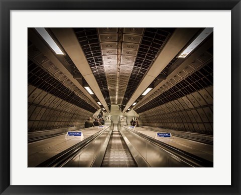 Framed London Metro Print