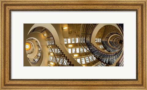 Framed Hamburg Staircase Print