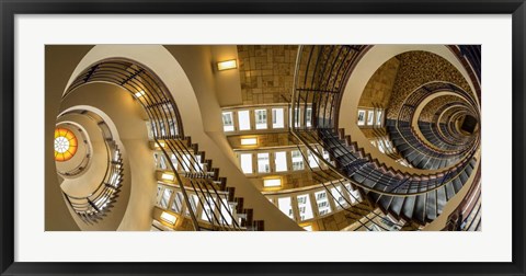 Framed Hamburg Staircase Print