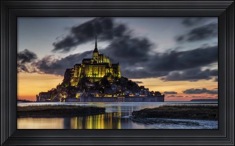 Framed Mont Saint Michel France Print