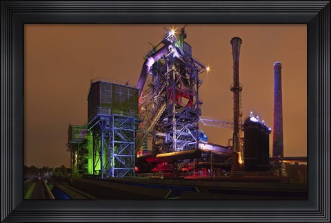 Framed Duisburg Industry Germany Print