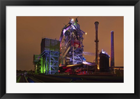 Framed Duisburg Industry Germany Print