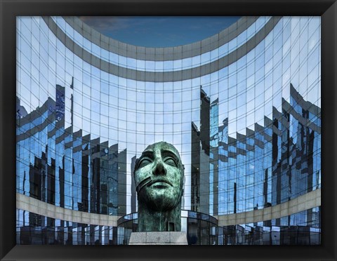 Framed La Defense Paris Print