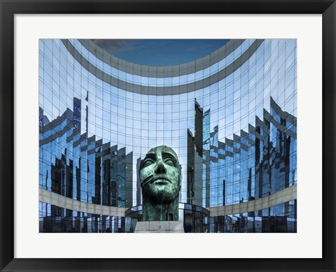 Framed La Defense Paris Print