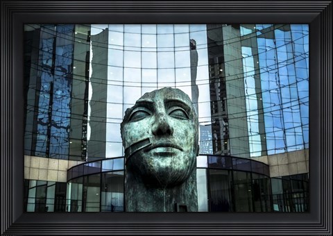 Framed La Defense Paris 2 Print