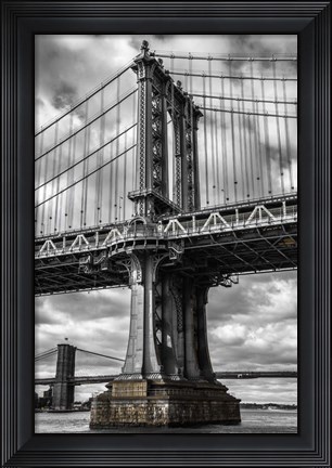 Framed Manhattan Bridge Print