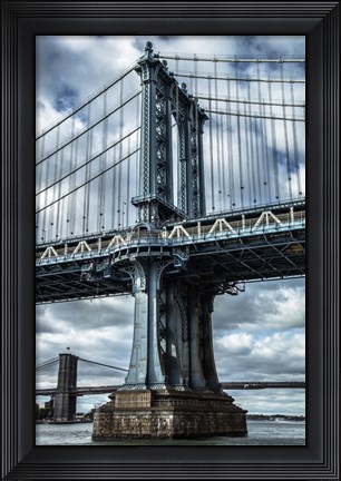 Framed Manhattan Bridge 2 Print
