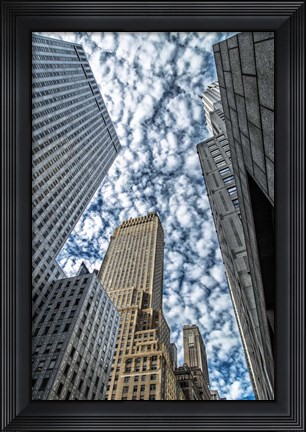 Framed New York Downtown Print