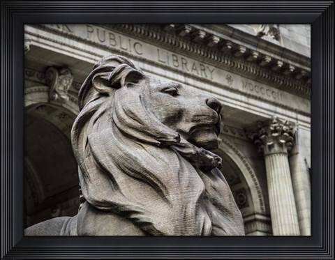 Framed New York Public Libray Print