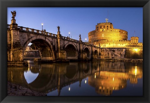 Framed St. Angelo Rome Print