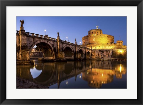 Framed St. Angelo Rome Print