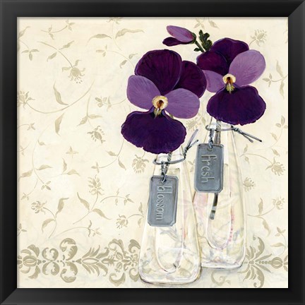 Framed Inspired Purple Print